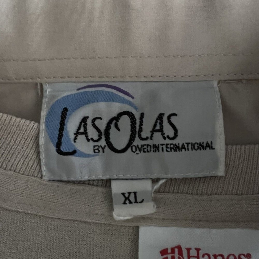 Las Olas Khaki Button Down And Matching Ss Tee - … - image 7